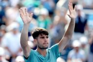 Carlos Alcaraz at the 2025 Cincinnati Open (Source: Getty)
